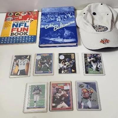 NFL/Football Memorabilia, Superbowl Cap And Player Cards