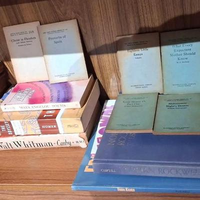 Vintage Poetry, Art Books, & Ten Cent Pocket Series 
