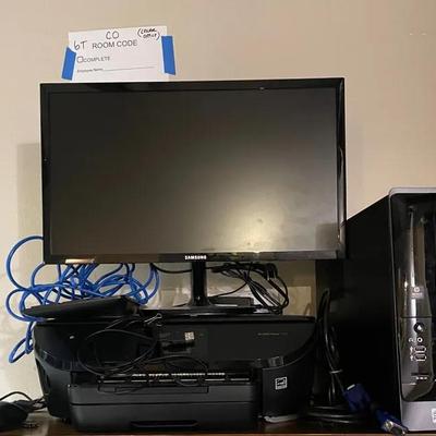 Computer & Printer Set, Hp Pavilion Slimline- PC