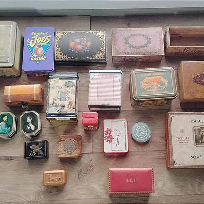 Vintage Tins & Trinket Boxes 