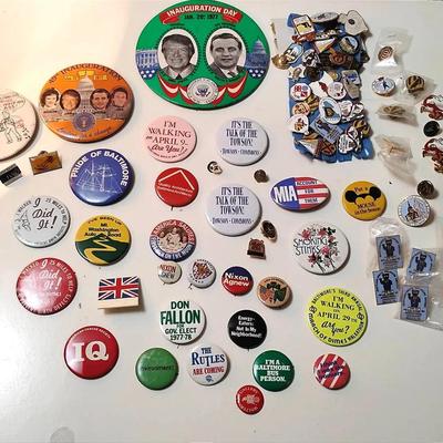 Retro Pins: Local Goverment, Politics, State Associations 