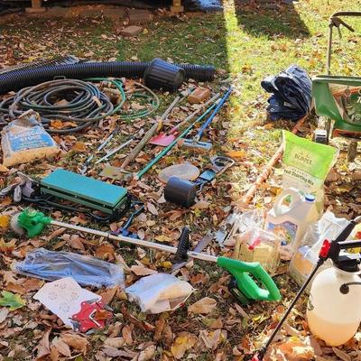 Lawn And Garden Care - Hoses, Battery Powered Trimmer, Bird Seed, Outdoor Tools And More!
