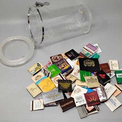 Unique Vintage Matchbooks & Container 
