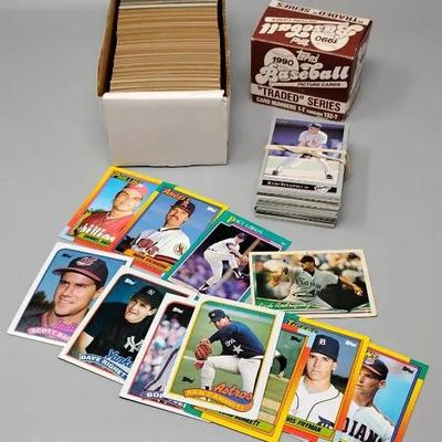 Topps, Leaf & Pinnacle Baseball Trading Cards 