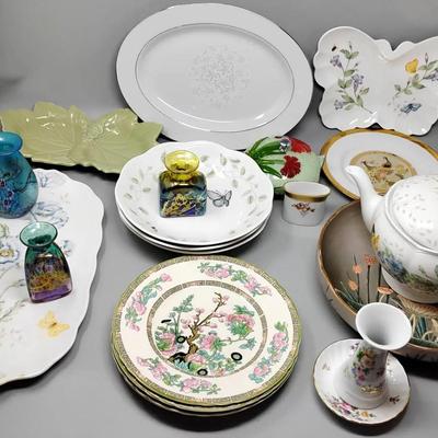 Intricate Floral Dishware & Decor Featuring Lenox 
