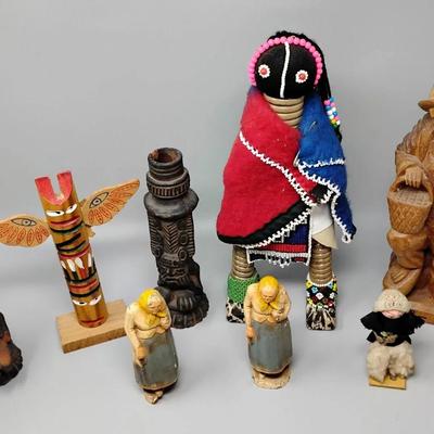 Worldly Wood & Fabric Decor 