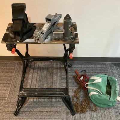 Black & Decker Foldable Work Table, Vise, Jacks, & More