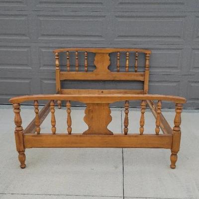 Heywood Wakefield Walnut  Full Bed Frame