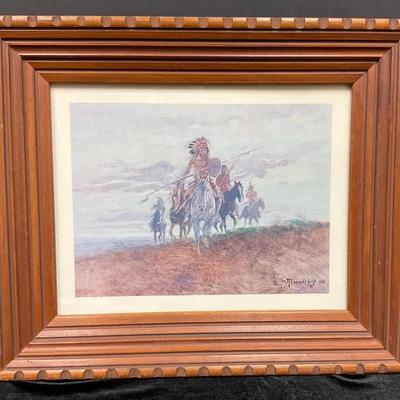 “The Signal” Framed Print by CM Russell 