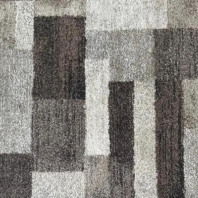Area Rug - Brown & Cream