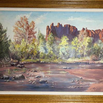 Ethel Blandin Oil On Canvas