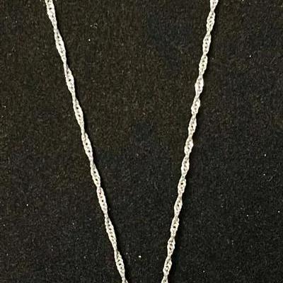 Sterling Silver Amethyst Necklace 