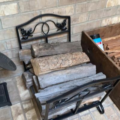 Fireplace Tools, Wood Holder, and Fire-starting 