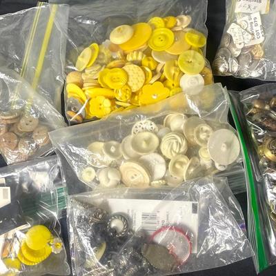 Sterling Coin Buttons & Vintage Buttons
