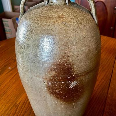 043-KIT: Vintage Salt-Glazed Double-Handled Jug