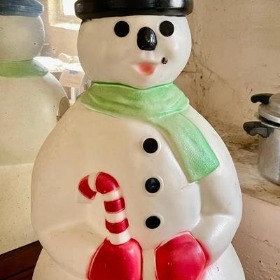 064-CEL: Vintage Frosty the Snowman Blo-mold