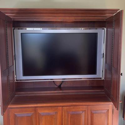 Sale Photo Thumbnail #24: Entertainment Center Cabinet WITH Sony Bravia XBR TV