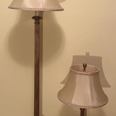 Sale Photo Thumbnail #17: Matching Floor Lamp & Table Lamp Set ( Of 2 )