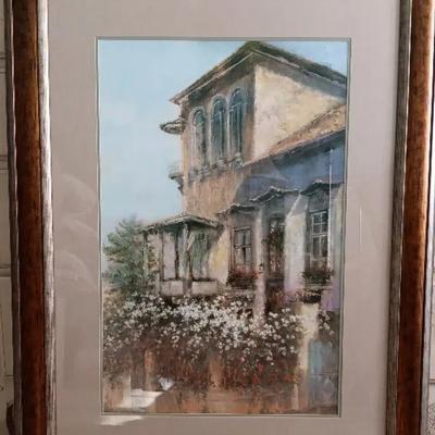 Sale Photo Thumbnail #7: Contemporary European Villa print approx. 36" w x 48" h