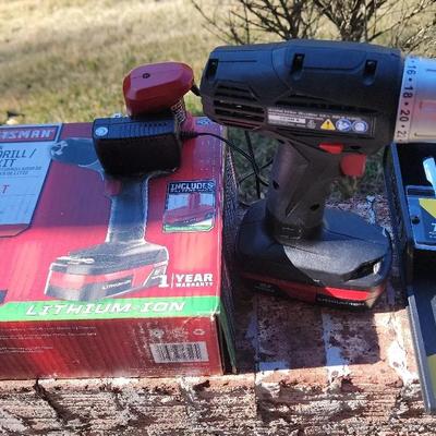 Craftsman 3/8 In Drill/Driver Kit And Stanley Wrenches