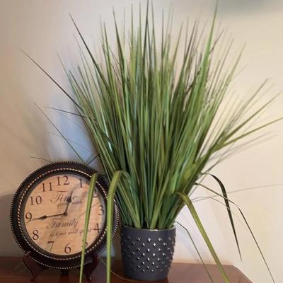 Plant And Clock