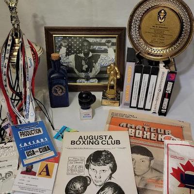 The Amateur Boxer Memorabelia And More Featuring Autograph From Andrew Maynard