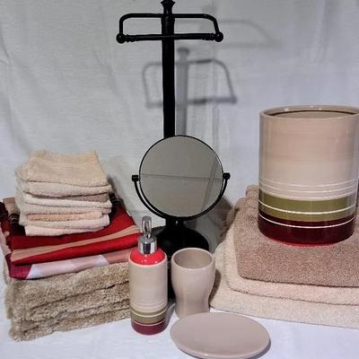 Saturday Knight Ltd Striped Bathroom Accessories 