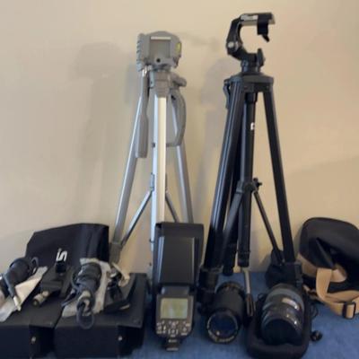 Tripods, Lenses And Micro Phones