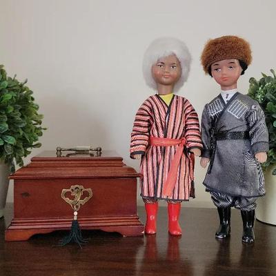 Vintage Russian Dolls And Other Decor
