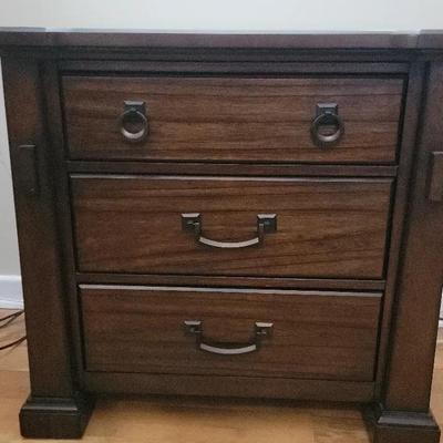 Clairfield Tobacco 3 Drawer Night Stand #1