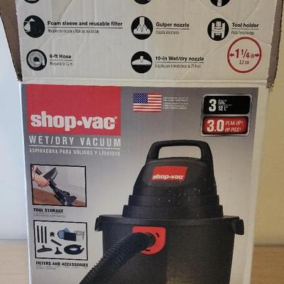New ShopVac In Opened Box