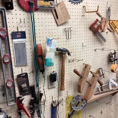 Sale Photo Thumbnail #52: Hammer and various other tools