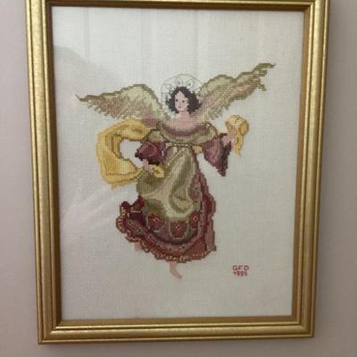 Sale Photo Thumbnail #80: Angel framed in gold