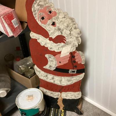 Sale Photo Thumbnail #20: Vintage inspired santa clause cutout