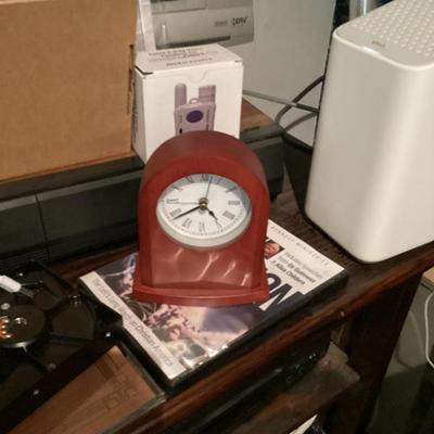 Sale Photo Thumbnail #108: Red desk clock