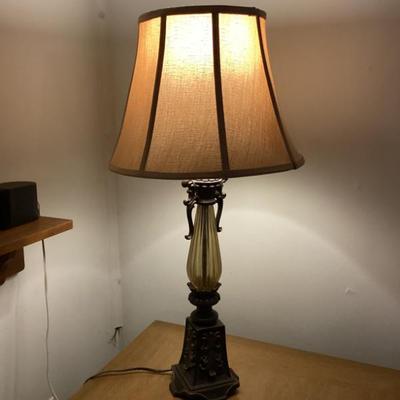 Sale Photo Thumbnail #119: Vintage wood table lamp