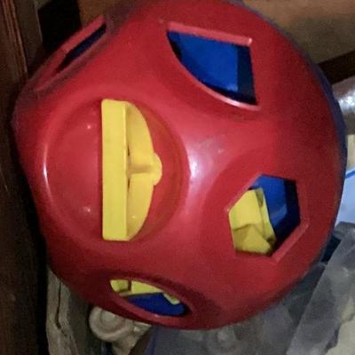 Sale Photo Thumbnail #42: Vintage tupperware shape sorter toy