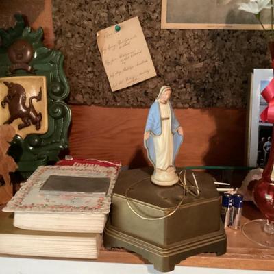 Sale Photo Thumbnail #120: Virgin mary figurine