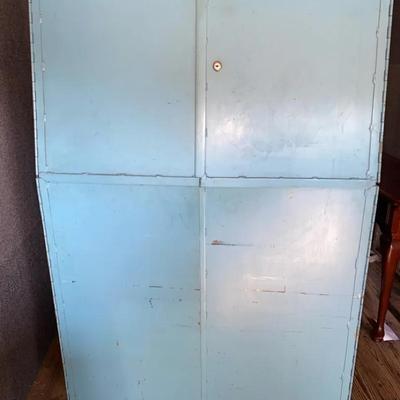 Blue Metal Cabinet