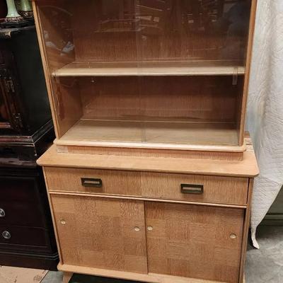 Blonde China Cabinet