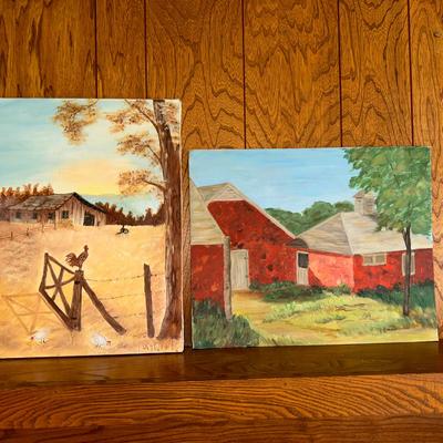 Farm Life Paintings 
