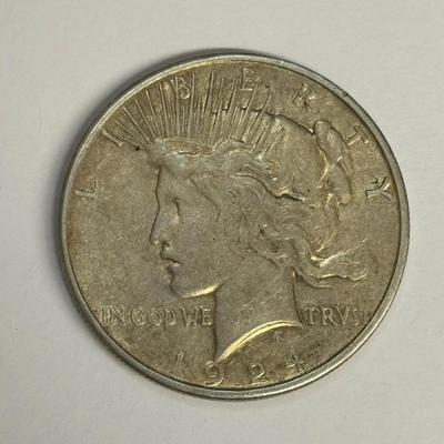 1924 Peace Dollar 