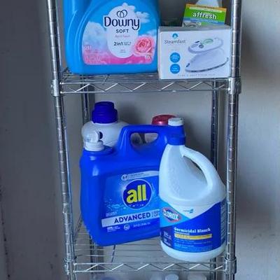 Laundry Shelf & Contents