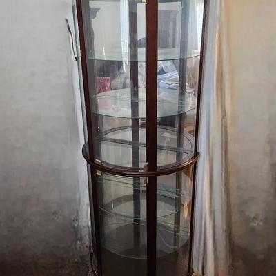 Half Round Display Cabinet 