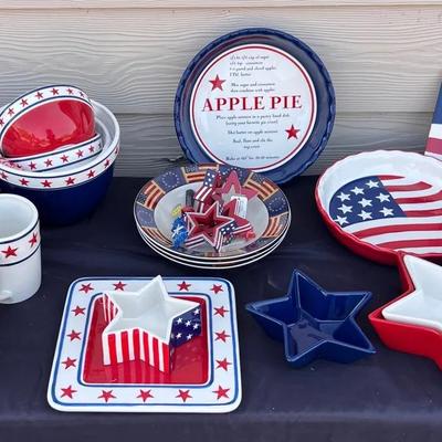 4th of july table setup