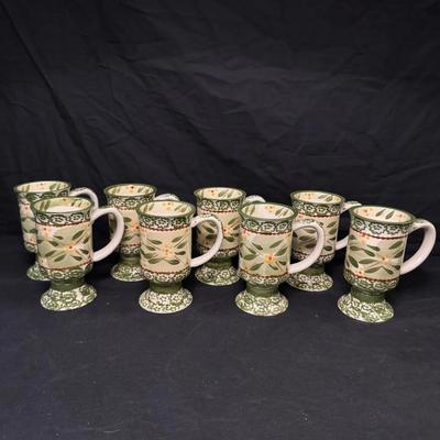 Old World Pedestal Mugs