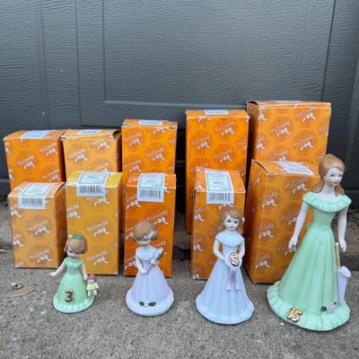 Enesco Growing Up Brunette Mixed Ages