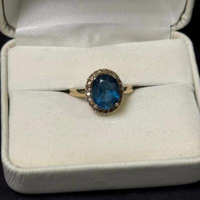 14K Blue Beauty 