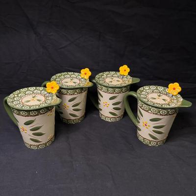 Old World Green Mugs