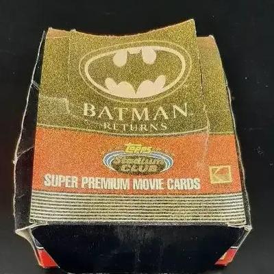 Vintage Lot of Batman Returns Topps Stadium Club Premium Movie Cards 